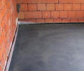 Песчаная стяжка пола - тип 1