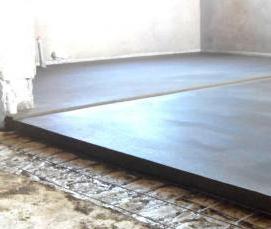 Песчаная стяжка пола - тип 4