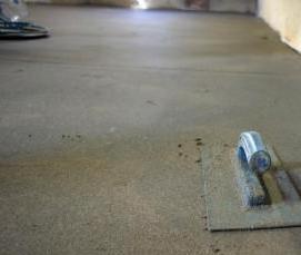 Песчаная стяжка пола - тип 2