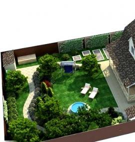 Планировка большого участка - вариант 3