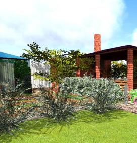 Планировка дачного участка 5 соток - модель 2