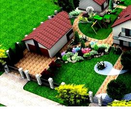 Планировка дачного участка 7 соток - вариант 2