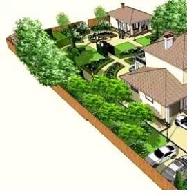 Планировка дачного участка 8 соток - модель 1