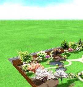 Планировка детского участка - тип 1