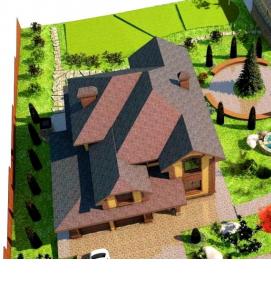 Планировка ЛПХ участка - тип 3