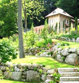 Планировка наклонного участка - тип 4