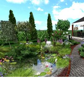 Планировка наклонного участка - тип 3