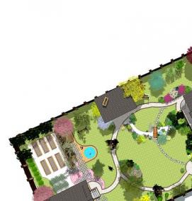 Планировка участка 20 соток - тип 4