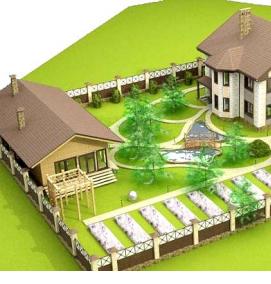 Планировка участка 5 соток - тип 3