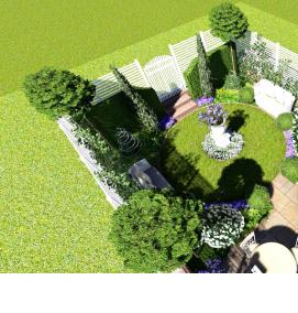 Планировка участка 5 соток - тип 2