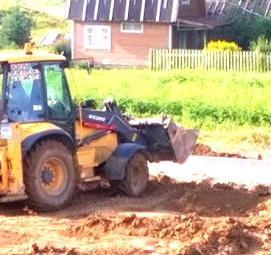 Планировка участка бульдозером - тип 1