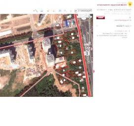 Планировка участка по кадастровому номеру - тип 1