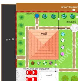 Планировка участка - вариант 3