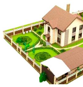 Планировка участка СНТ - вариант 1