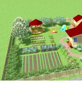 Планировка участка СНТ - вариант 3