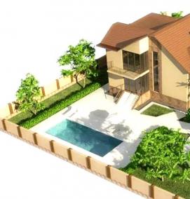 Планировка участка - вариант 2