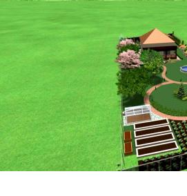 Планировка жилого участка - модель 2