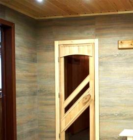 Пластиковая дверь в баню - тип 4