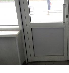 Пластиковая дверь входная без стекла - тип 3