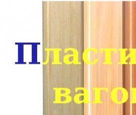 Пластиковая евровагонка - модель 1