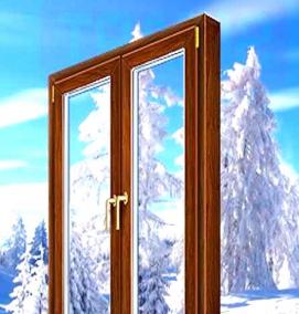 Пластиковое окно без стекла - тип 4