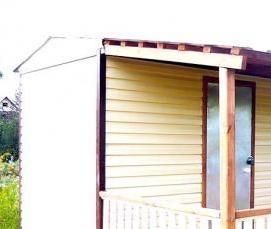 Пластиковые бытовки для дачи - вариант 1