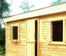 Пластиковые бытовки для дачи - вариант 2