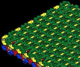 Пластиковые газонные решетки для парковки - вариант 1