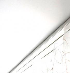 Пластиковые карнизы для штор потолочные - модель 4