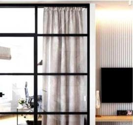 Пластиковые межкомнатные перегородки раздвижные - модель 4