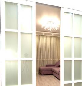 Пластиковые межкомнатные перегородки - модель 2