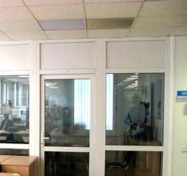 Пластиковые офисные перегородки - тип 1