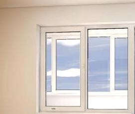 Пластиковые окна без импоста - модель 1