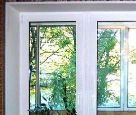 Пластиковые окна бу для дачи - модель 4