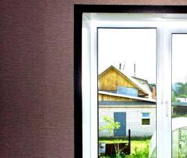 Пластиковые окна темного цвета - модель 4