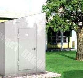 Пластиковые сараи хозблоки российского производства - тип 1