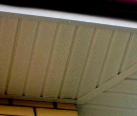 Пластиковые софиты для подшивки кровли - тип 1