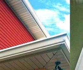 Пластиковые софиты для подшивки кровли - тип 4