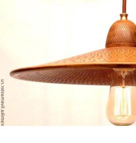 Плетеные светильники потолочные - вариант 1