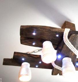 Плетеные светильники потолочные - вариант 2