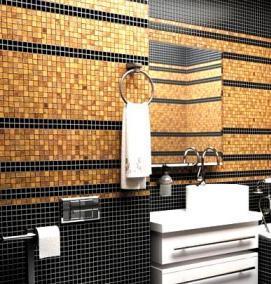 Плитка мозаика под дерево - тип 1