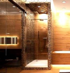 Плитка мозаика под дерево - тип 4