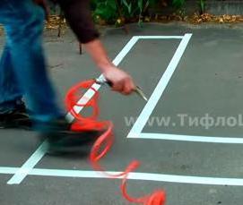 Плитка тактильная полиуретановая - модель 4