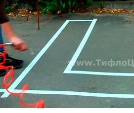 Плитка тактильная полиуретановая - модель 2