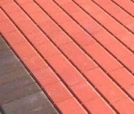 Плитка тротуарная 300х300х30 красная - модель 4