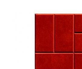 Плитка тротуарная 300х300х30 красная - модель 2