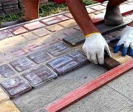 Плитка тротуарная 750 750 - вариант 2