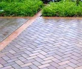 Плитка тротуарная брусчатка кирпичик 100х200х60 мм - вариант 3