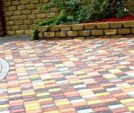 Плитка тротуарная фигурная толщина 60 мм - вариант 1