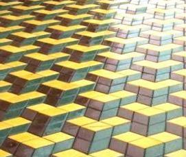 Плитка тротуарная фигурная толщина 60 мм - вариант 4